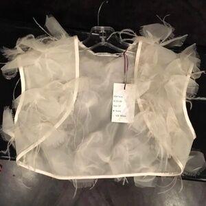 Binbaum & Bullock Sheer Wedding Wrap / Vest / Coverlet